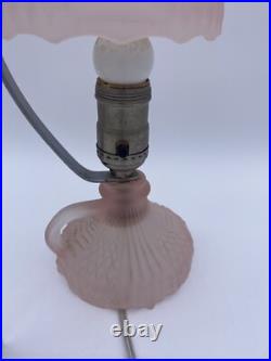 Boudoir Lamp Pink art Deco