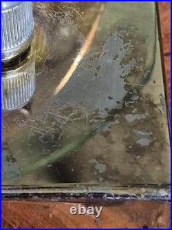 Brass Glass Art Deco Wall Sconce Demilune Sconces Halo Half Moon Vintage