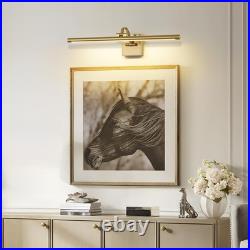 Brass Picture Lights for Wall Hardwired LED Picture Frame Light Dimmable Pain