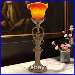 Bronze Art Deco Table Lamp L'Étoile Rouge Unique
