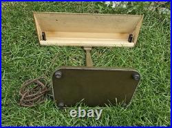 Bronze Colored Art Deco Metal Desk Lamp, 1930s