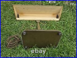 Bronze Colored Art Deco Metal Desk Lamp, 1930s