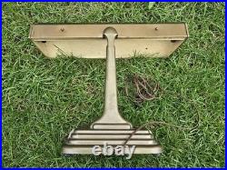 Bronze Colored Art Deco Metal Desk Lamp, 1930s