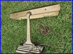 Bronze Colored Art Deco Metal Desk Lamp, 1930s