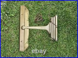 Bronze Colored Art Deco Metal Desk Lamp, 1930s