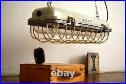 Bunkerlampe Industrielampe Fabriklampe Neonlampe EX Lampe Art Deco Bauhaus Loft