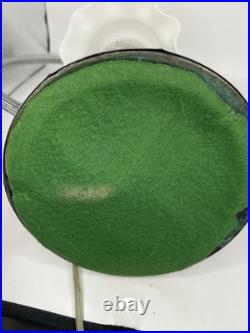 CHASE CHROME ART DECO LAMP with WHITE PETAL SHADE c. 1930'S