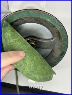 CHASE CHROME ART DECO LAMP with WHITE PETAL SHADE c. 1930'S