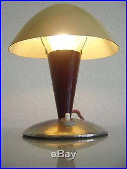 CZECH NAPAKO Bauhaus ART DECO Night / Side Table Lamp Mid Century Modern 1930s