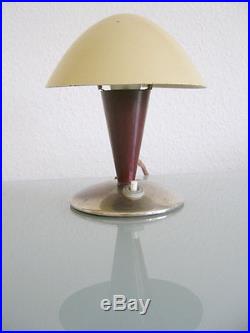 CZECH NAPAKO Bauhaus ART DECO Night / Side Table Lamp Mid Century Modern 1930s