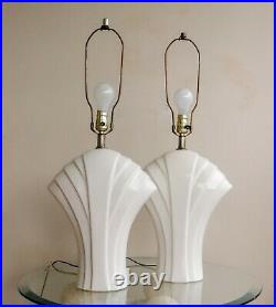 Ceramic Art Deco Table Lamp American Vintage Mid Century Light