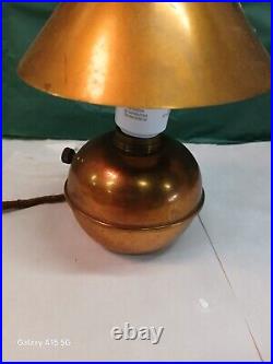 Chase Copper & Brass Co. Desk Light Art deco Early American Wabi Sabi Industrial