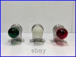 Christmas Holiday Wall Art Deco Marine Aluminum Wall Mount Lamp Fixture Set of 3