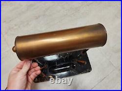 Circa 1930 Art Deco Waterman Brass Desk Lamp Onyx Marble Base