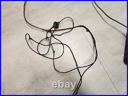 Circa 1930 Art Deco Waterman Brass Desk Lamp Onyx Marble Base