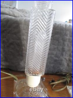 Circa 1930's Art Deco Skyscraper Boudoir Lamp Pair