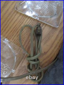 Circa 1930's Art Deco Skyscraper Boudoir Lamp Pair