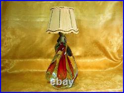 Crystal Sculpture, table lamp, Mid Century Modern, Art Deco, vintage, unique