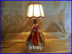 Crystal Sculpture, table lamp, Mid Century Modern, Art Deco, vintage, unique
