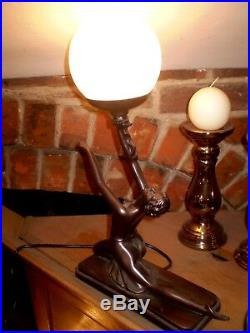 Danish Art Deco Design, Lady Table Mood Lamp, 40 Watt, Style Number Gr1196