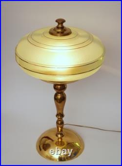 Design Art Deco Desk Lamp GREENSBOROUGH Brass Lamp Unique Large