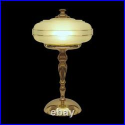 Design Art Deco Desk Lamp GREENSBOROUGH Brass Lamp Unique Large