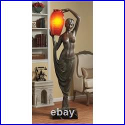 Design Toscano Art Deco Goddess of Light Sculptural Floor Lamp