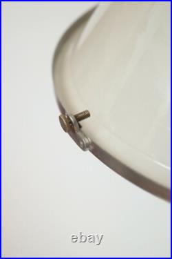 Design table lamp silver turbine decorative type retro mid century unique piece