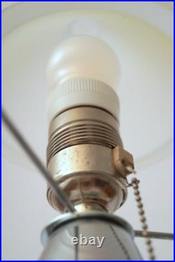 Design table lamp silver turbine decorative type retro mid century unique piece