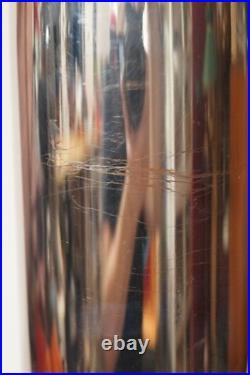 Design table lamp silver turbine decorative type retro mid century unique piece