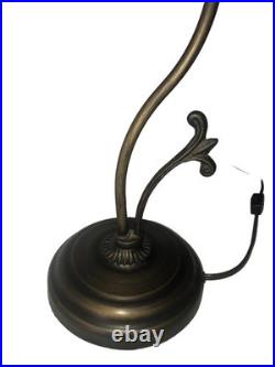 Desk Lamp? Goose Neck Boudoir Brass Colored Art Deco Nouveau Tulip Flower
