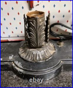 Double Gazelle Art Deco Radio Lamp 1930s Works Great In Nice Condition No Shade