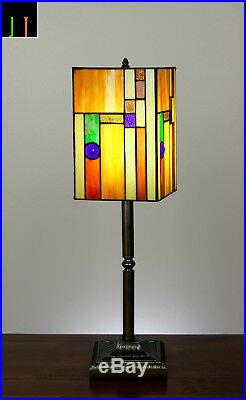 EOFY Sale Tiffany Modern Lantern Style Art Deco Bedside Lamp Table Lamp