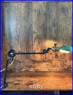 Edon Esrobert Industrial Art Deco Bench Lamp Cast Iron Light Antique