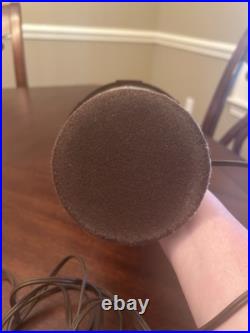 Edward Miller & Co 13 Art Deco 4 Panel Slag Glass Boudoir Lamp Curved Glass