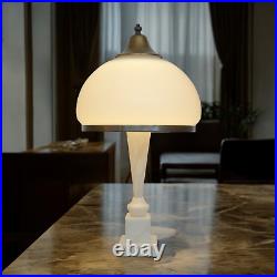 Elegant Art Deco Table Lamp CANTALOUPE Vase Lamp Brass Lamp