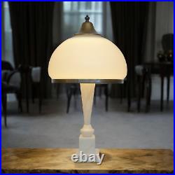 Elegant Art Deco Table Lamp CANTALOUPE Vase Lamp Brass Lamp