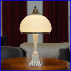 Elegant Art Deco Table Lamp CANTALOUPE Vase Lamp Brass Lamp