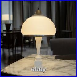 Elegant Art Deco Table Lamp CANTALOUPE Vase Lamp Brass Lamp