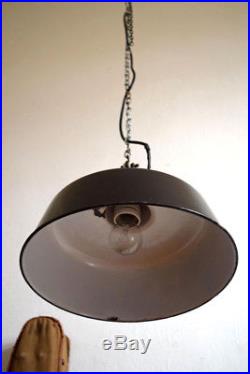 Emaillelampe Vintage Industrielampe Fabriklampe Loft Alt Bauhaus Art Deco Antik