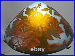 Emile Galle table lamp, colored glass table lamp, replica. Duty Free