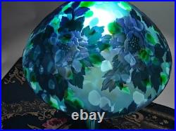 Emile Galle table lamp, colored glass table lamp, replica. Duty Free