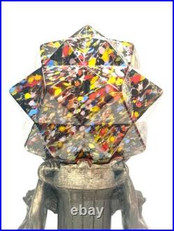 End of Day Splatter Glass Neoclassical Nymph Figurative ART Deco Table Lamp 51c