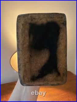 Frank Art 1928 Art Deco Man Cigarette Horse Lamp. Rare! No Shade