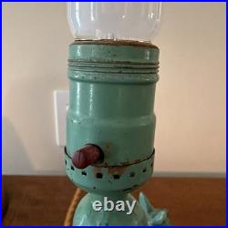 Frank Art 1928 Art Deco Man Cigarette Horse Lamp. Rare! No Shade