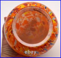 Frankart Era Nude Lady Figurine Spelter Lamp Czechoslovakia Spatter Glass Shade