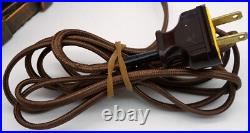 Frankart Era Nude Lady Figurine Spelter Lamp Czechoslovakia Spatter Glass Shade