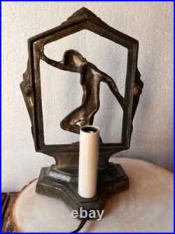 Frankart Style Billings Art Deco Nude Lady Nymph Lamp Art Nouveau