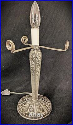 French 1930 Art Deco Table Lamp. Daum Degué era France