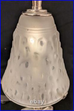 French 1930's Art Deco Table Lamp by Muller Freres